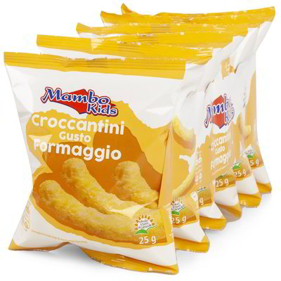 Patatine croccantini gusto formaggio 6 pezzi