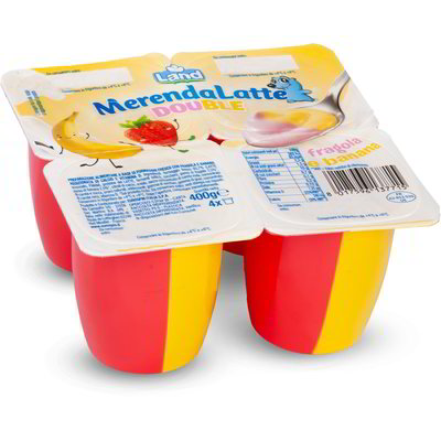 Formaggio alla frutta "Merendalatte double" fragola e banana