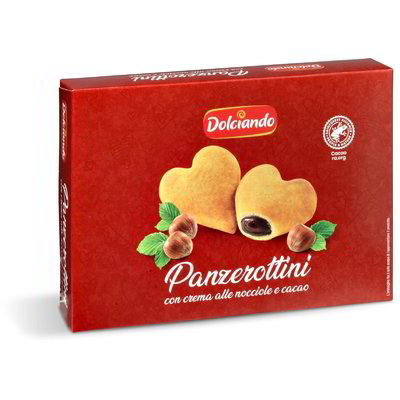 Panzerottini con crema alle nocciole e cacao surgelati