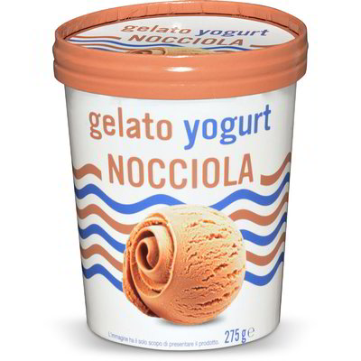 Gelato yogurt alla nocciola