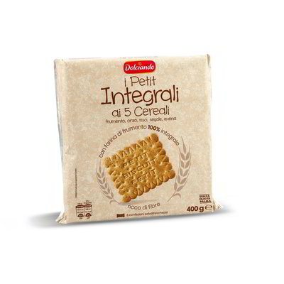 Biscotti petit integrali ai 5 cereali