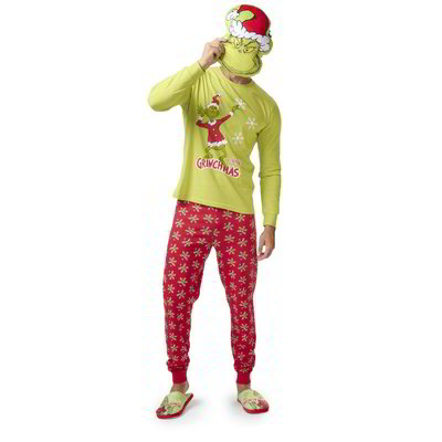 Pigiama adulto/bambino Grinch/Simpson