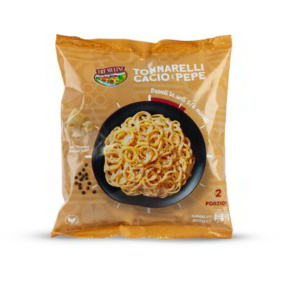 Tonnarelli cacio e pepe surgelati