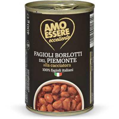 Fagioli borlotti del Piemonte alla cacciatora