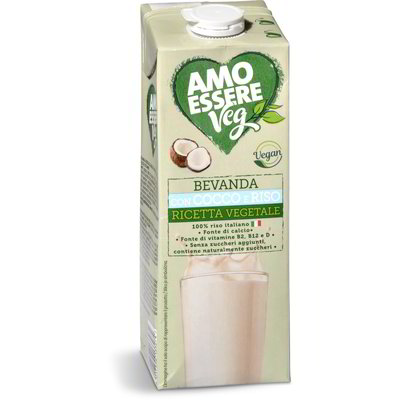 Bevanda con cocco e riso