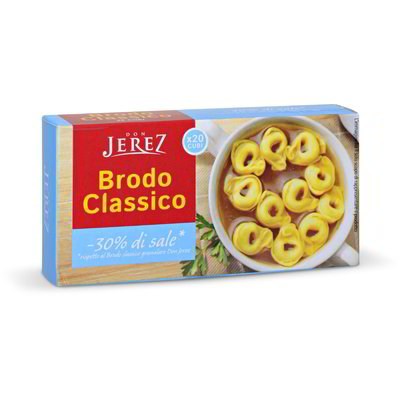 Dado per brodo classico con -30% di sale*