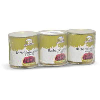Barbabietole rosse a cubetti