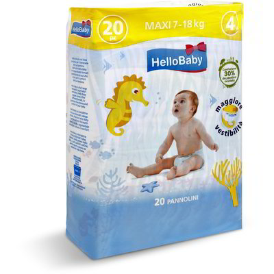Pannolini maxi per bambini 20 pezzi