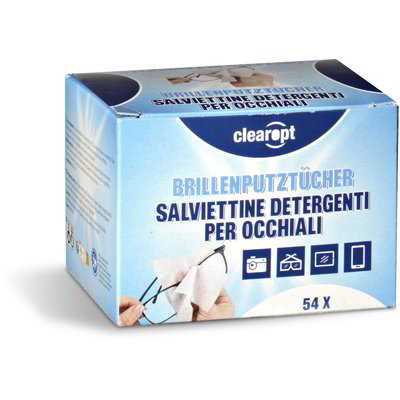 Salviettine detergenti per occhiali