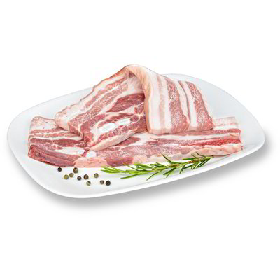 Pancetta di suino con osso