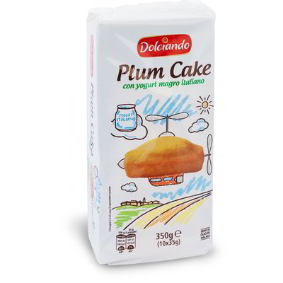 Plum cake con yogurt magro