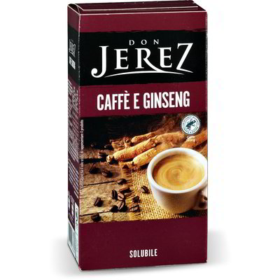 Caffè e ginseng solubile