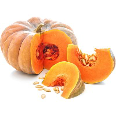 Zucca tagliata