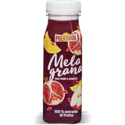 Estratto di melagrana con mela e arancia