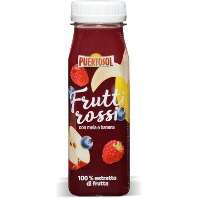 Estratto di frutti rossi con mela e banana