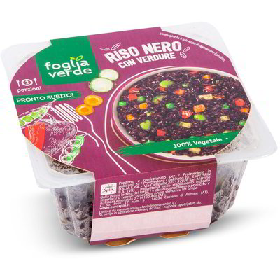 Riso nero con verdure