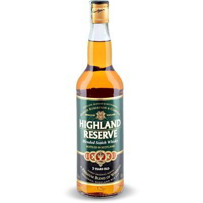 Scotch whisky highland reserve