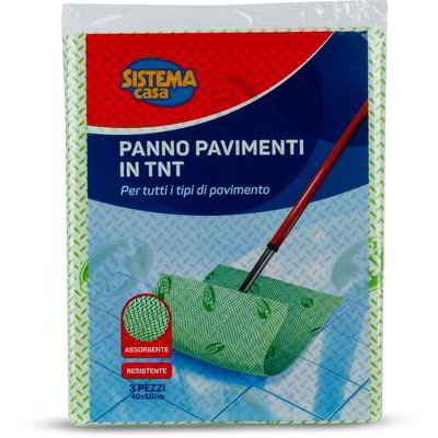 Panno pavimento in TNT 3 pezzi