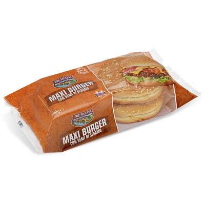 Pane maxi per hamburger 4 pezzi