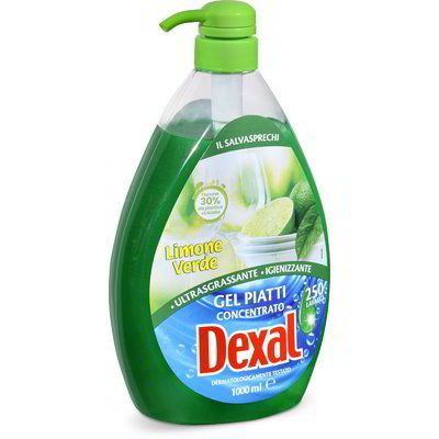 Detersivo gel piatti concentrato limone verde