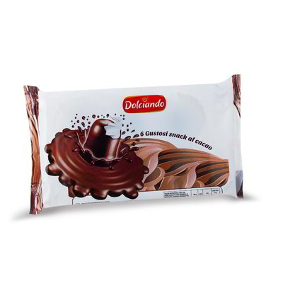 Snack al cacao 6 pezzi
