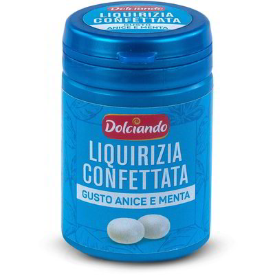 Liquirizia confettata gusto anice e menta
