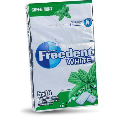 Chewing gum alla menta verde