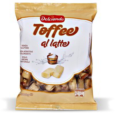Caramelle toffee al latte