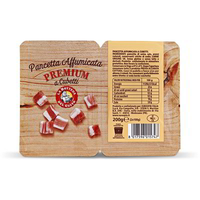 Pancetta affumicata a cubetti