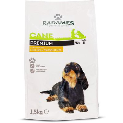 Crocchette Premium per cani con pollo e tacchino