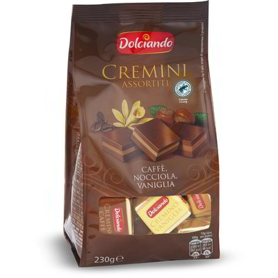 Cremini al caffè, nocciola e vaniglia