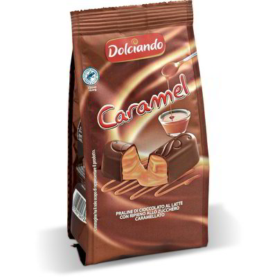Cioccolatini con ripieno di caramello