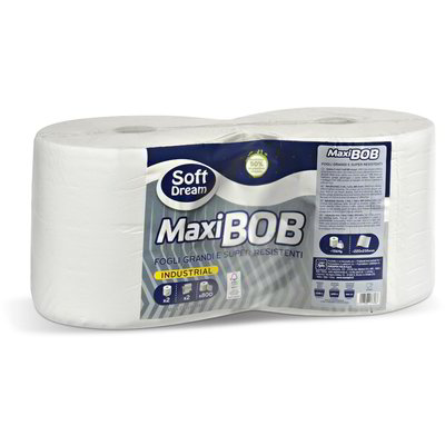 Rotolo di carta maxibob 2 pezzi