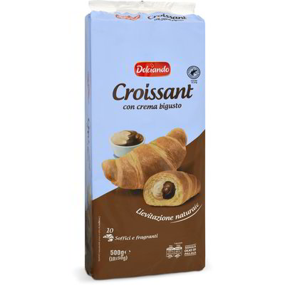 Croissant con crema bigusto