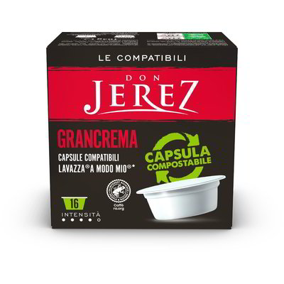 Capsule caffè grancrema compatibili con Lavazza "A MODO MIO" 16 pezzi