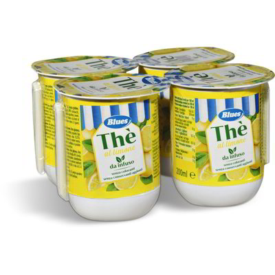 Thè al limone in bicchiere 4 pezzi