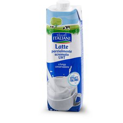 Latte parzialmente scremato UHT a lunga conservazione