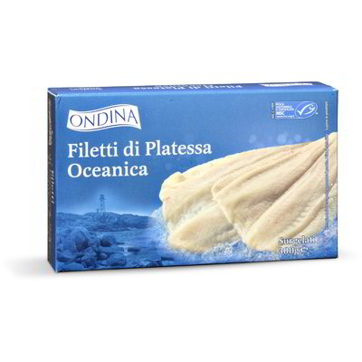 Filetti di platessa oceanica surgelati