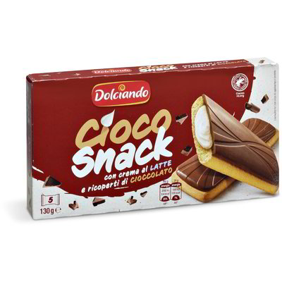 Merendina Cioco Snack con crema al latte