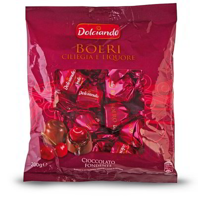Boeri cioccolatini con ciliegia e liquore