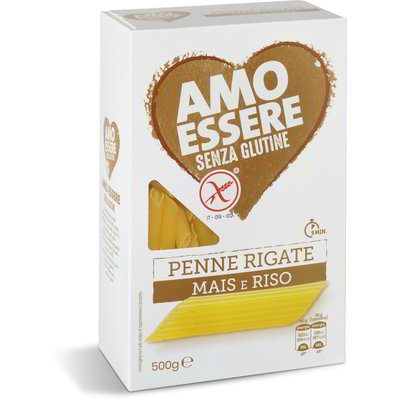 Penne rigate mais e riso senza glutine