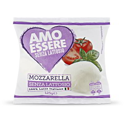 Mozzarella senza lattosio