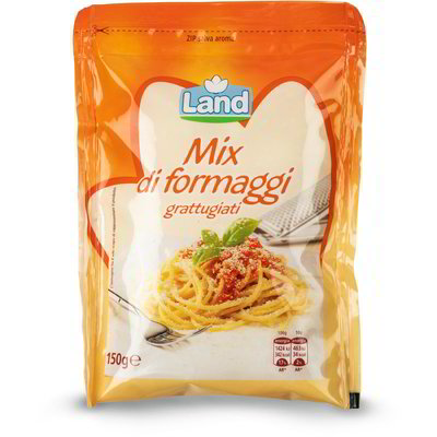 Mix di formaggi grattugiati