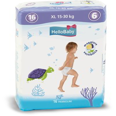 Pannolini XL per bambini 16 pezzi