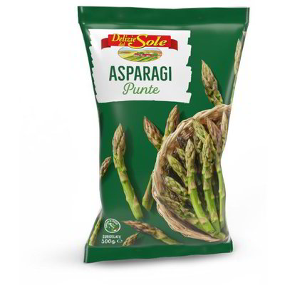 Punte di asparagi surgelate