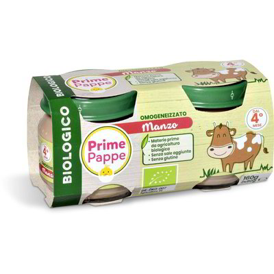 Omogeneizzato manzo biologico