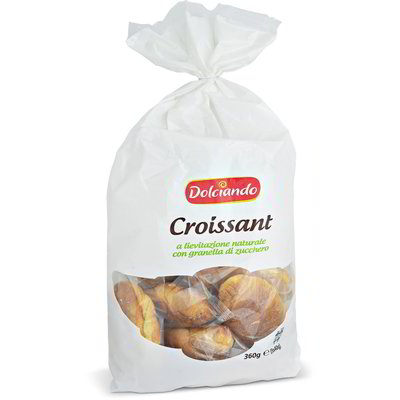 Croissant con granella di zucchero