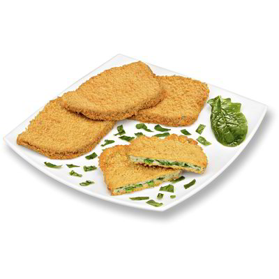 Cotoletta di pollo con spinaci