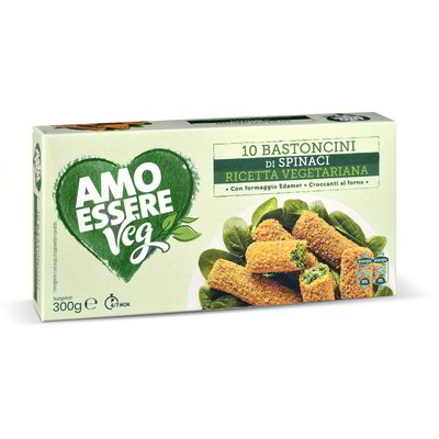 Bastoncini di spinaci surgelati