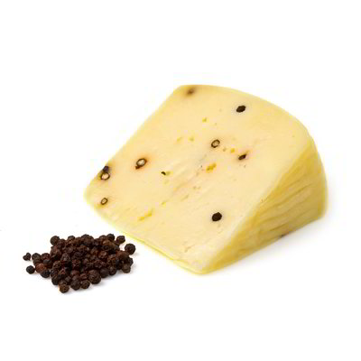 Formaggio canestrato stagionato al pepe nero